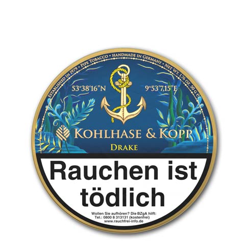 pfeifentabak-kohlhase-und-kopp-caribbean-blue-drake-320-37788-n01 Kopp Caribbean Blue Drake, 50g