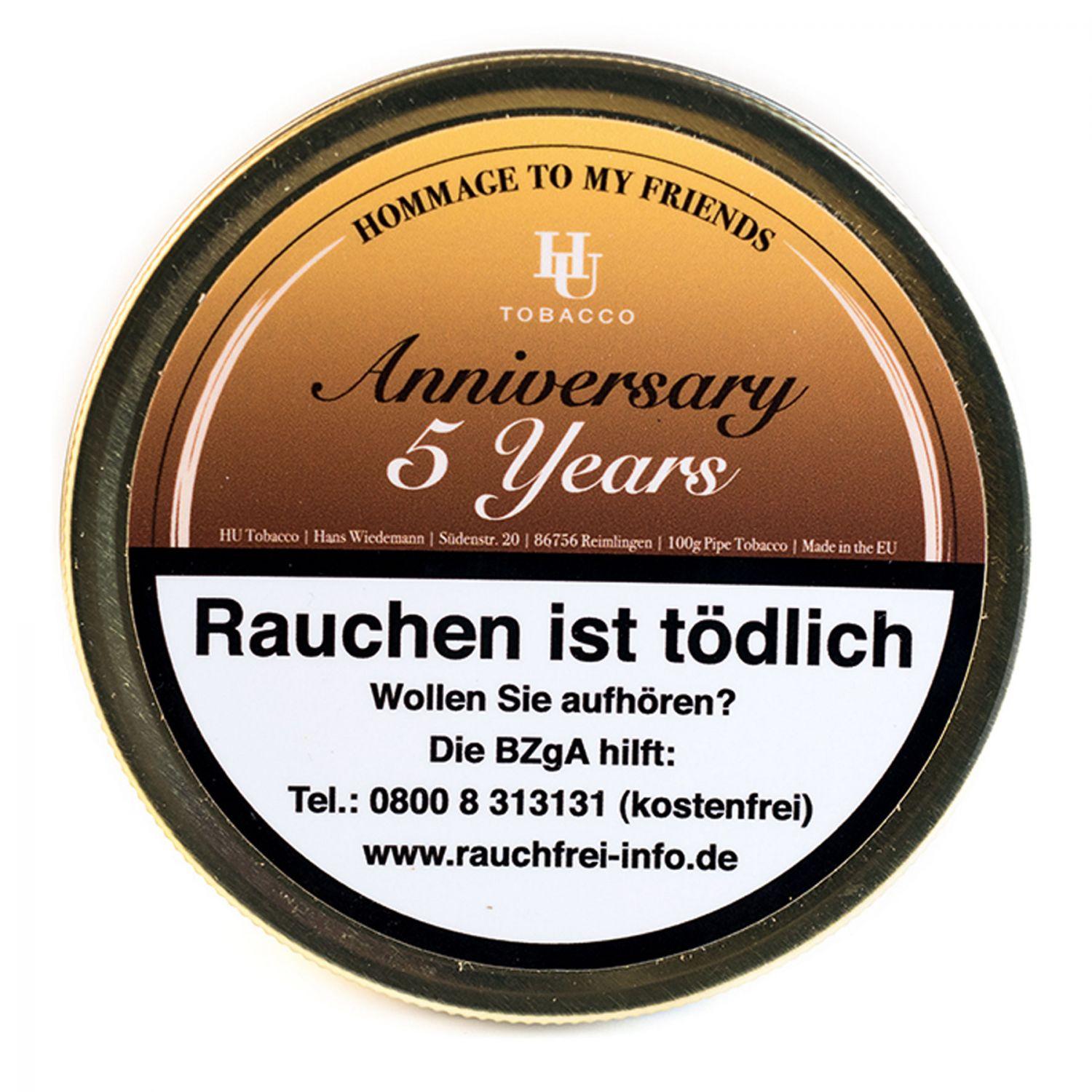 9525-100 HU Tobacco »Anniversary 5 Years«