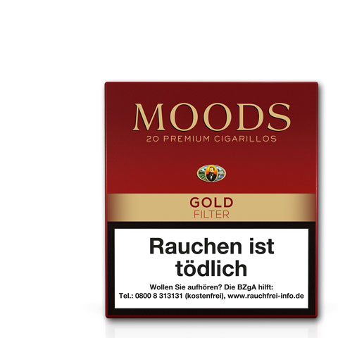 Dannemann Moods Gold Filter, 20er