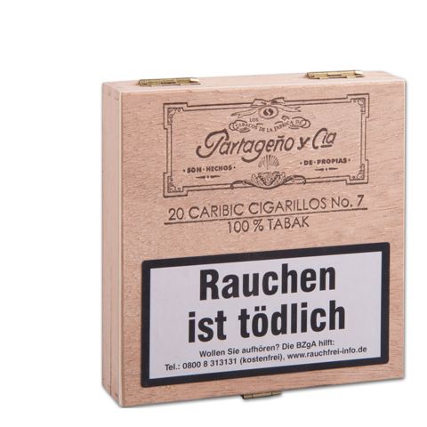 Partageno 7 Caribic Zigarillos, 20er