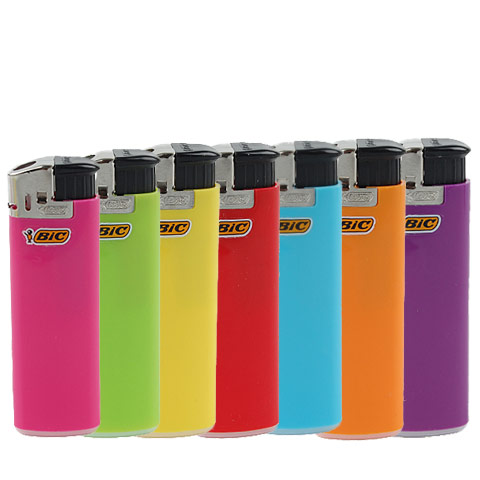 Einwegfeuerzeug Bic Electronic Neutral - Bunt