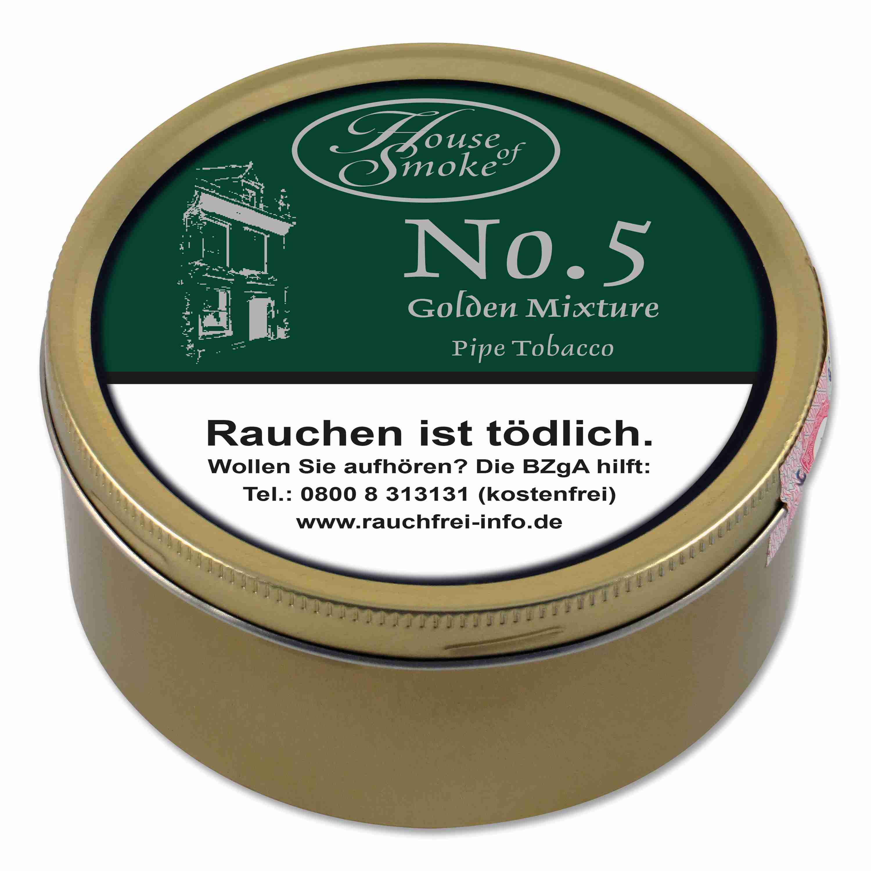 61562_house_of_smoke_no_5_golden_mixture_100g House of Smoke No.5 - Golden Mixture, 10g