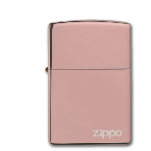 Zippo Roségold Zippo Logo