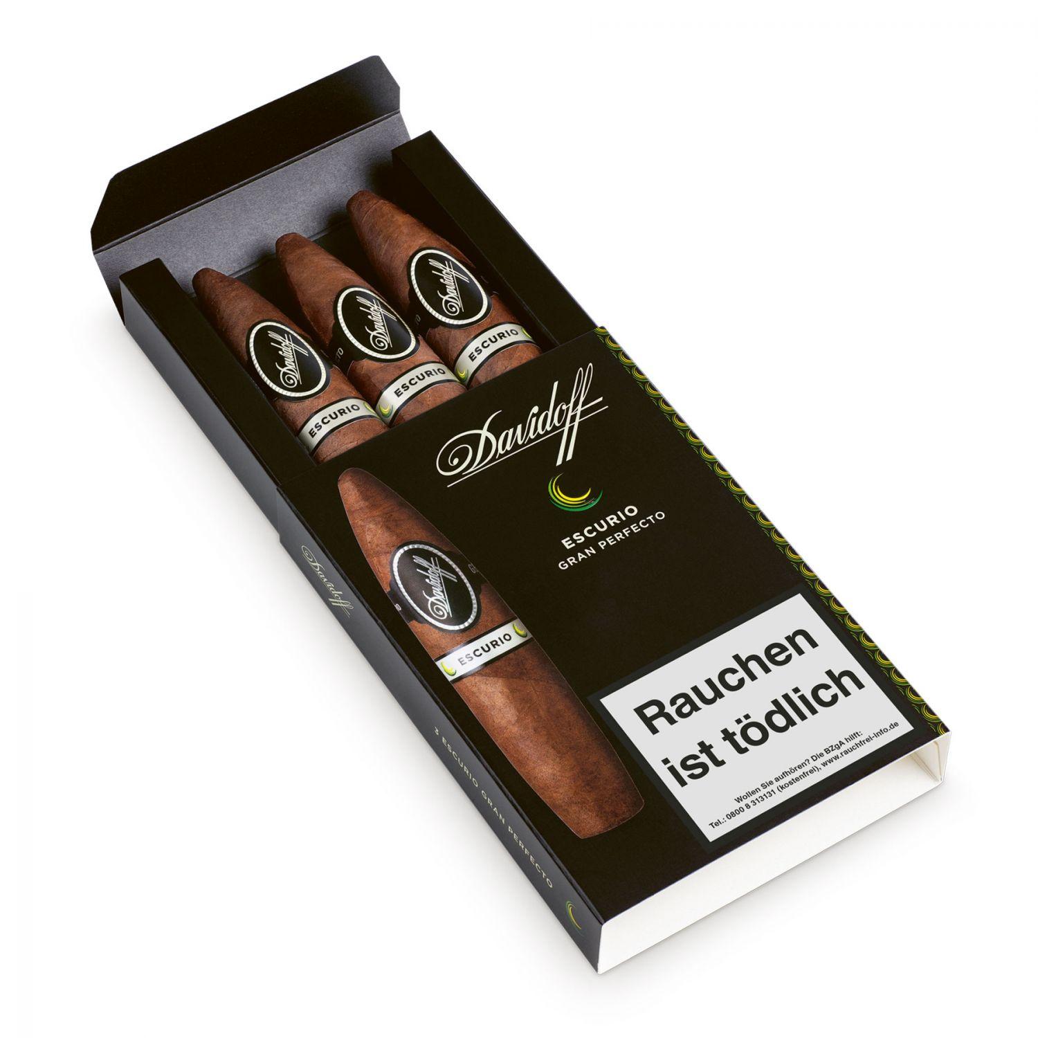 HC03-0644 Davidoff »Escurio« Gran Perfecto 3er Schachtel