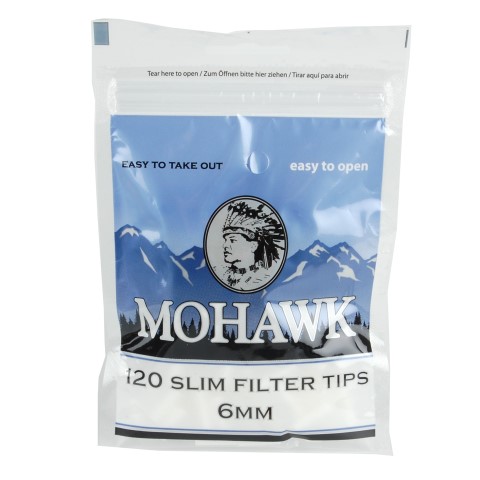 Mohawk Slim Filter Tips 6 mm Einzelpackung