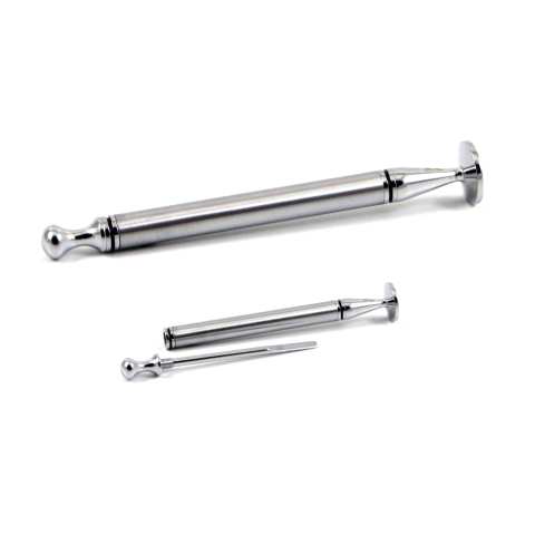 Pfeifenstopfer Rattray's Thin Caber Chrom satiniert