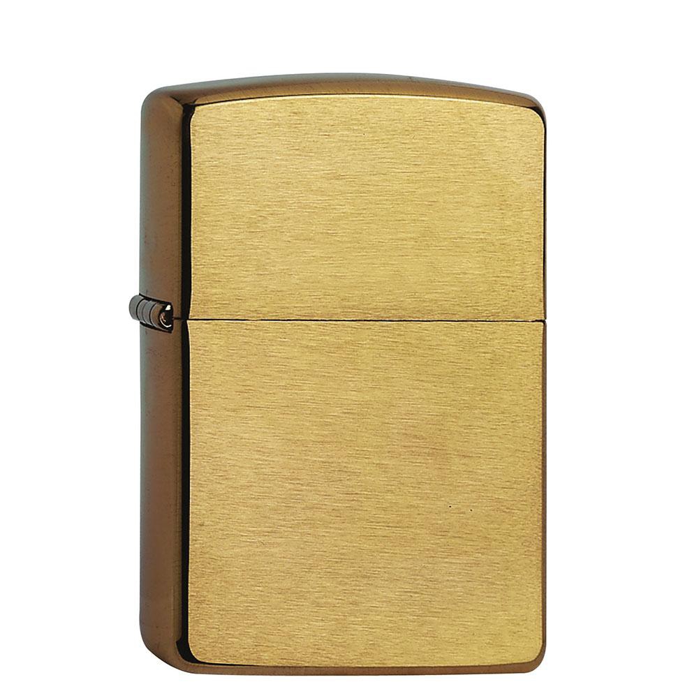 Zippo Messing gebürstet Armor verstärktes Gehäuse