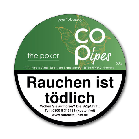 CO Pipes the poker, 50g