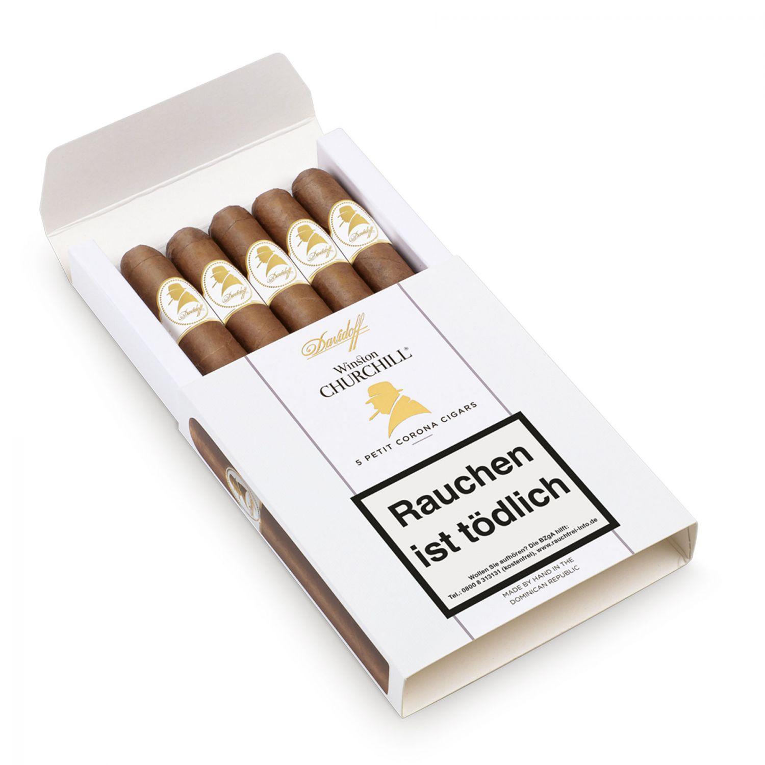 HC03-0673_0 Davidoff »Winston Churchill« Petit Corona, 5er Schachtel