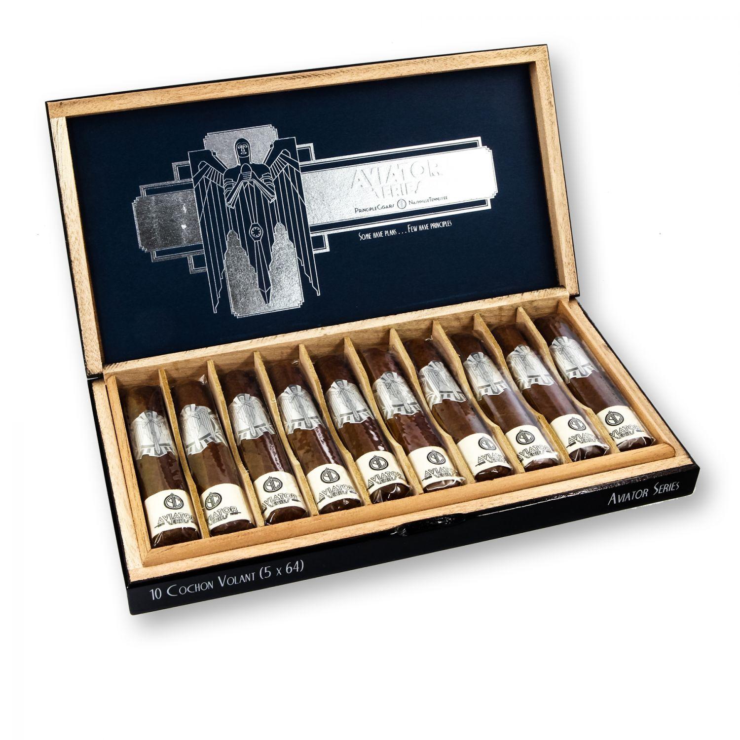 HC05-486_0 Principle Cigars »Aviator« Cochon Volant, 10er Kiste
