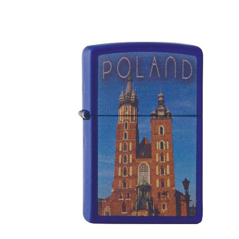 Zippo Royal Blue matte Kosciol Mariacki
