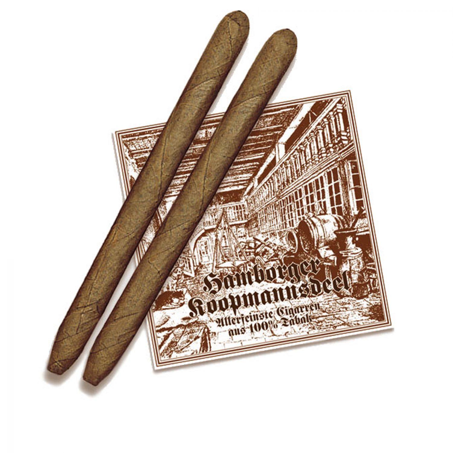 C01-106 Hamborger Koopmannsdeel Sumatra No. 4 Spitzcorona 30er Kiste