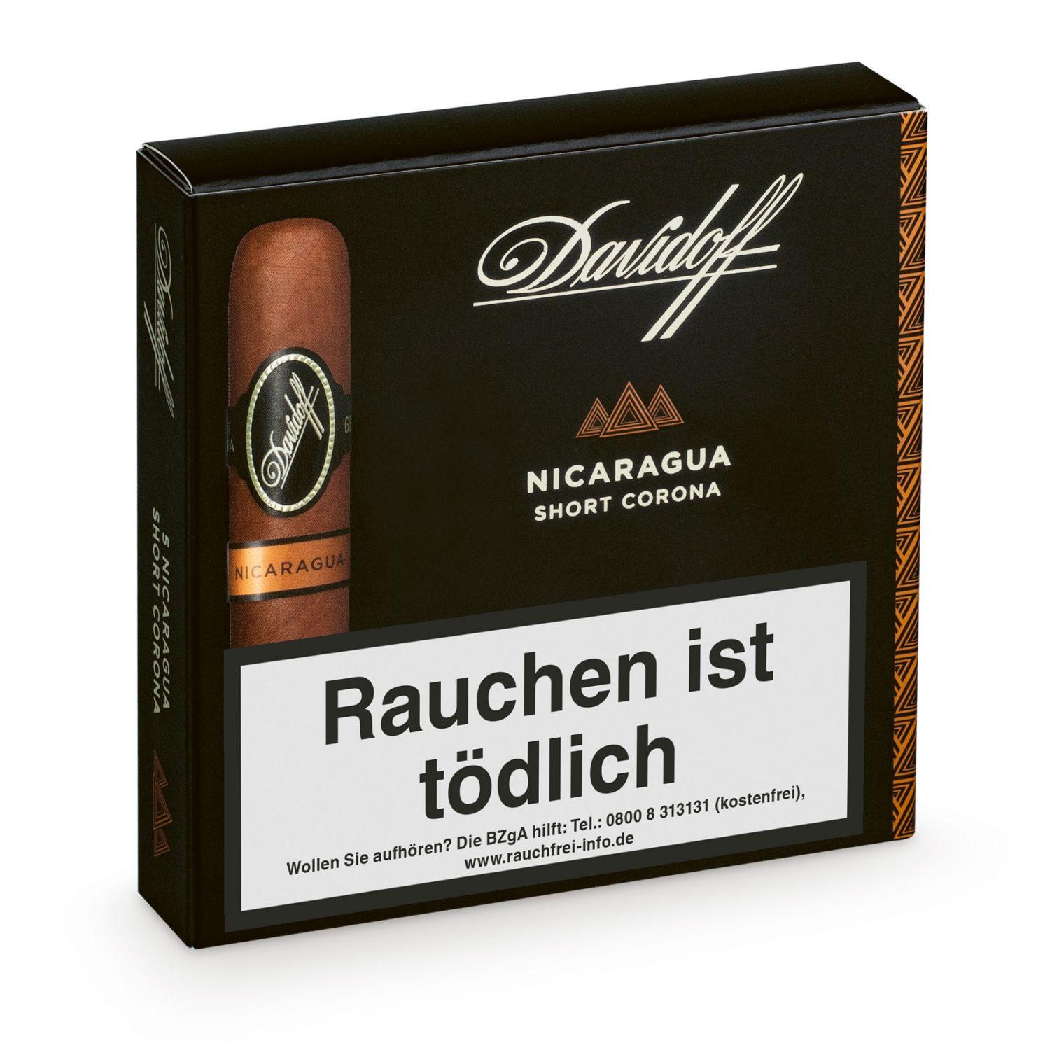 HC03-0651_0 Davidoff »Nicaragua« Short Corona, 5er Schachtel