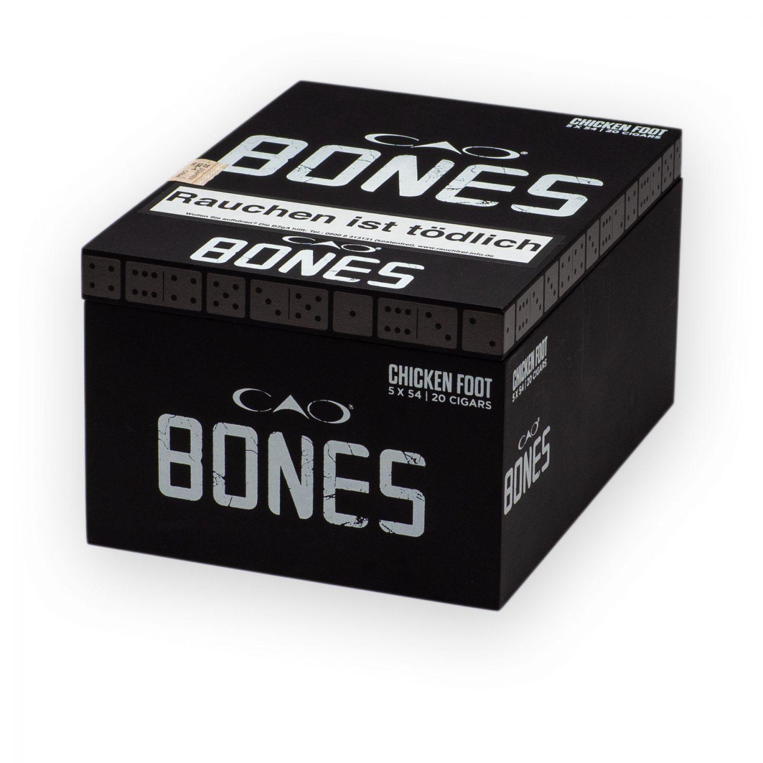 HC-04-285_0 CAO Bones »Chicken Foot« Robusto, 20er Kiste