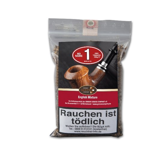 pfeifentabak-no-name-no-1-english-mixture-xx100xx-cigarre24-321-46974-n01 No Name No 1 English Mixture, 100g
