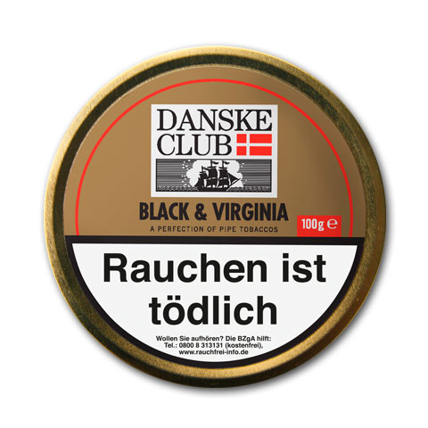 Danske Club Black  & Virginia, 100g