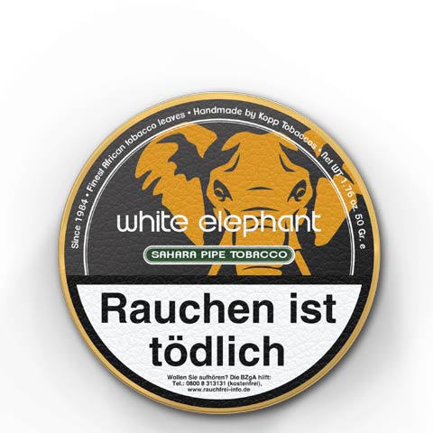 pfeifentabak-white-elephant-sahara-320-79126-n01 White Elephant Sahara, 50g