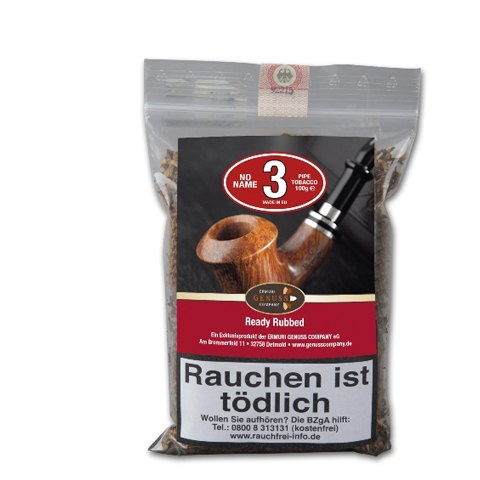 pfeifentabak-no-name-no-3-ready-rubbed-xx100xx-cigarre24-321-46977-n01 No Name No 1 Ready Rubbed, 100g