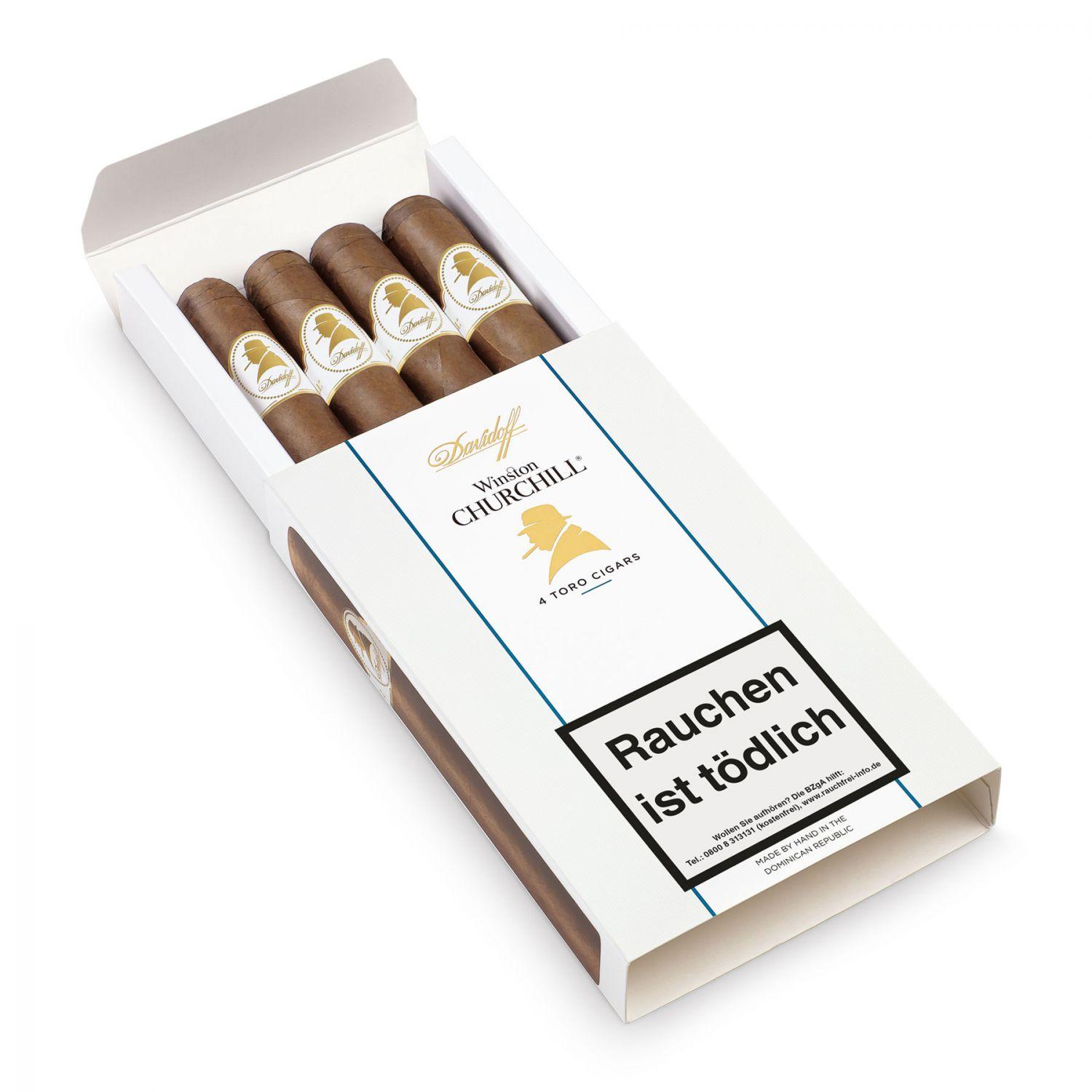 HC03-0675_0 Davidoff »Winston Churchill« Petit Corona, 4er Schachtel