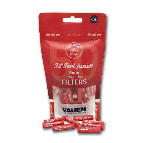 Pfeifenfilter Vauen Dr. Perl Aktivkohle - Redones Ø 9mm, 50er