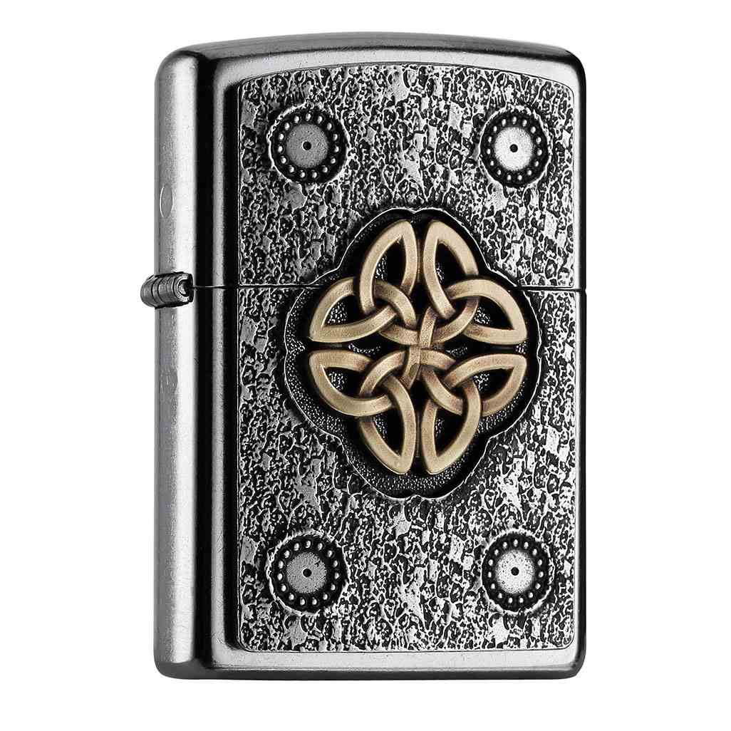Zippo Street Chrom keltischer Knoten