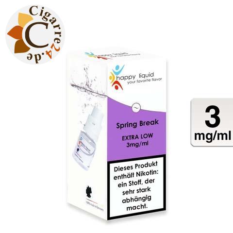 happy liquids E-Liquid Spring Break 3mg Nikotin
