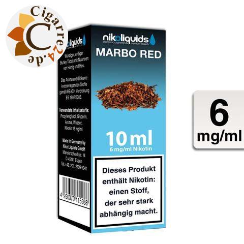Nikoliquids E-Liquid Marbo Red 6mg Nikotin