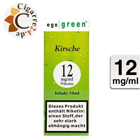 Ego Green E-Liquid Kirsche 12mg Nikotin