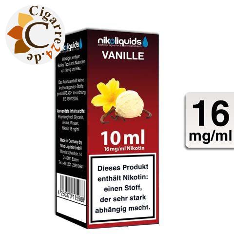 Nikoliquids E-Liquid Vanille 16mg Nikotin