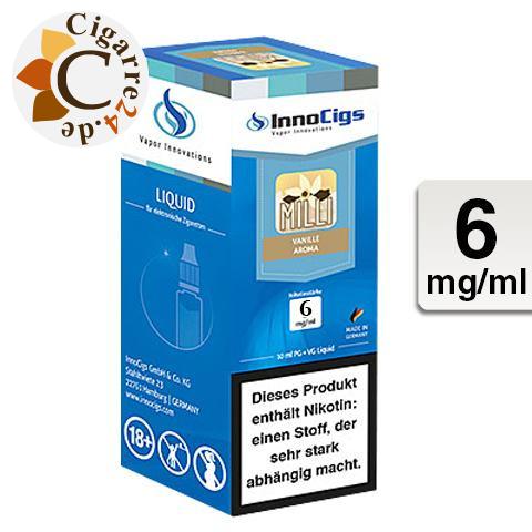 InnoCigs E-Liquid Milli Vanille Aroma 6mg Nikotin