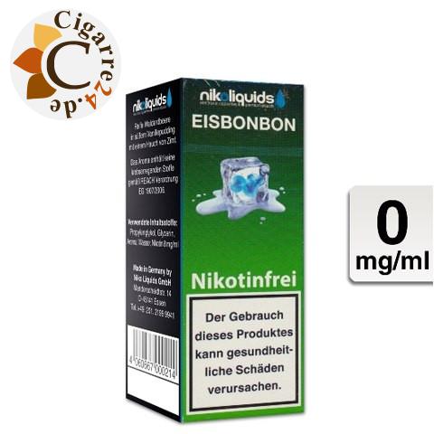 Nikoliquids E-Liquid Eisbonbon ohne Nikotin - 70PG-30VG