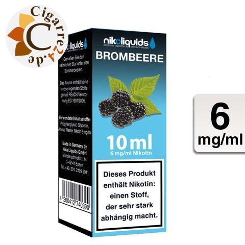 Nikoliquids E-Liquid Brombeere 6mg Nikotin