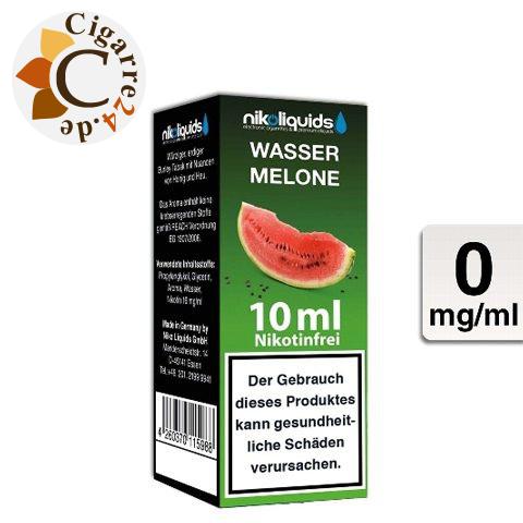Nikoliquids E-Liquid Wassermelone ohne Nikotin - 50PG-50VG