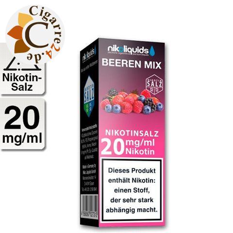 Nikoliquids E-Liquid Nikotinsalz Beeren Mix 20mg Nikotin