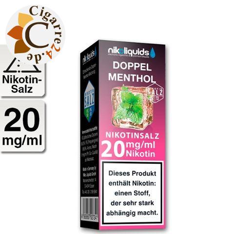 Nikoliquids E-Liquid Nikotinsalz Doppel Menthol 20mg Nikotin