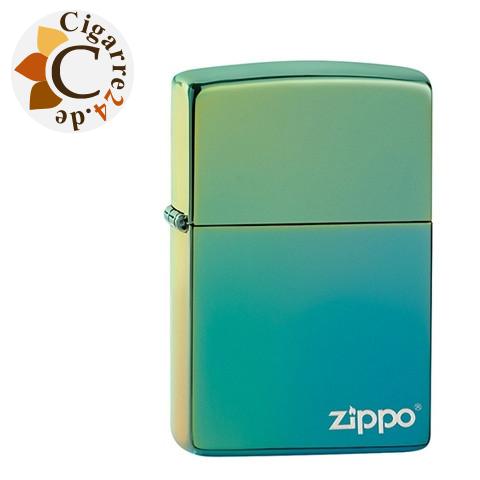 Zippo Teal poliert Zippo Logo