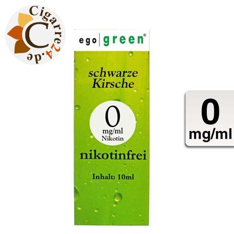 Ego Green E-Liquid schwarze Kirsche ohne Nikotin