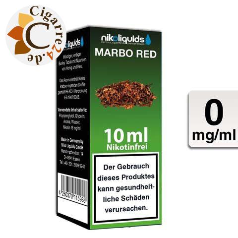 Nikoliquids E-Liquid Marbo Red ohne Nikotin