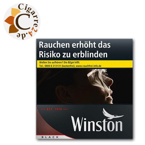 Winston Black 5XL-Box 15,00 € Zigaretten