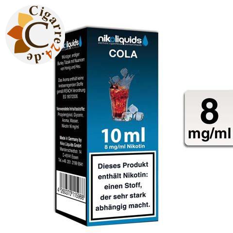Nikoliquids E-Liquid Cola 8mg Nikotin