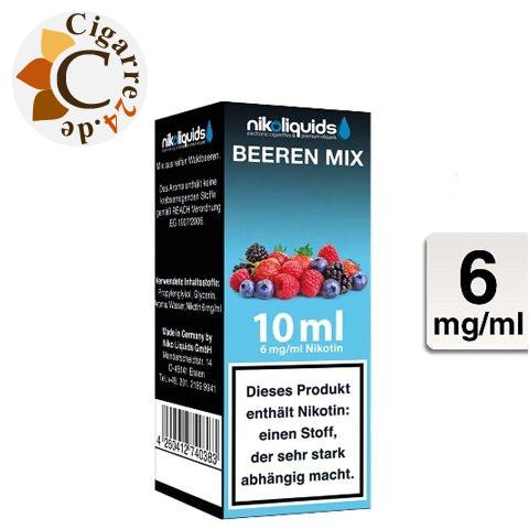 Nikoliquids E-Liquid Beeren Mix 6mg Nikotin - 50PG-50VG