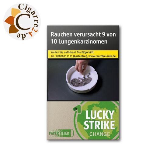 Lucky Strike Change Green 8,40 € Zigaretten