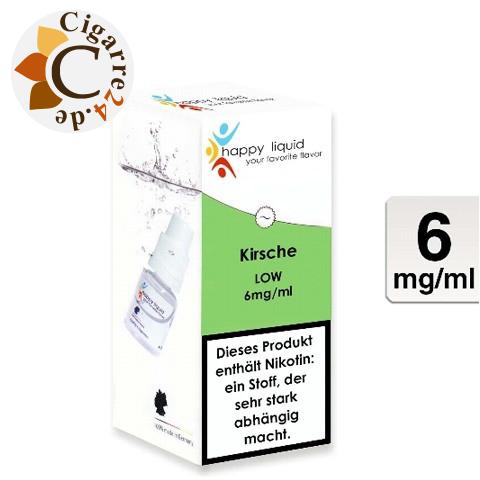 happy liquids E-Liquid Kirsche 6mg Nikotin