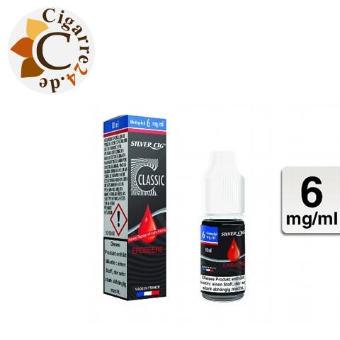Silver Cig E-Liquid Erdbeere 6mg Nikotin