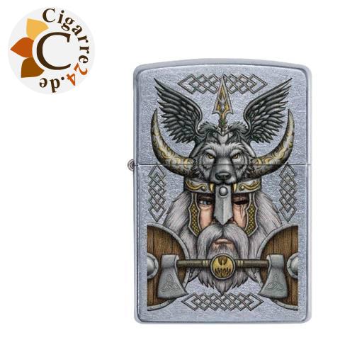 Zippo Street Chrom Viking Odin Design