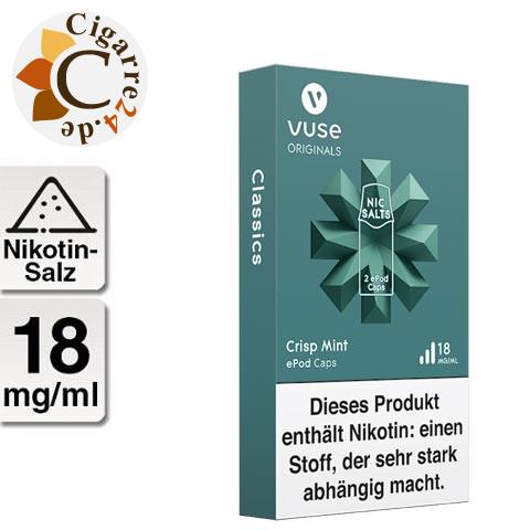 Vuse ePod Caps Nikotinsalz Crisp Mint 18mg Nikotin
