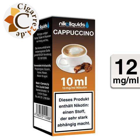 Nikoliquids E-Liquid Cappuccino 12mg Nikotin