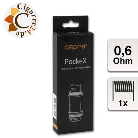 Aspire E-Clearomizercoil PockeX - 0.6 Ohm