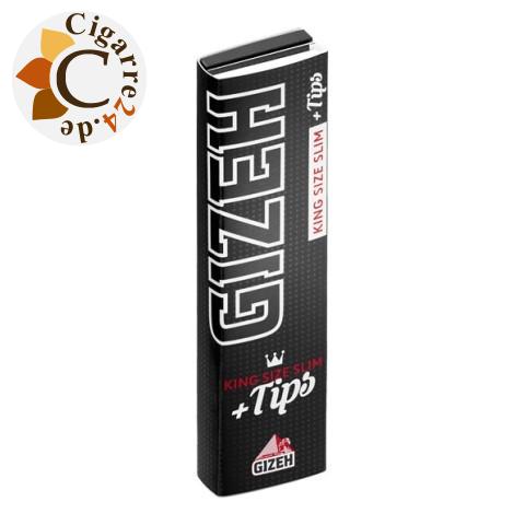 Gizeh Black King Size Slim Zigarettenpapier + Tips Einzelpackung