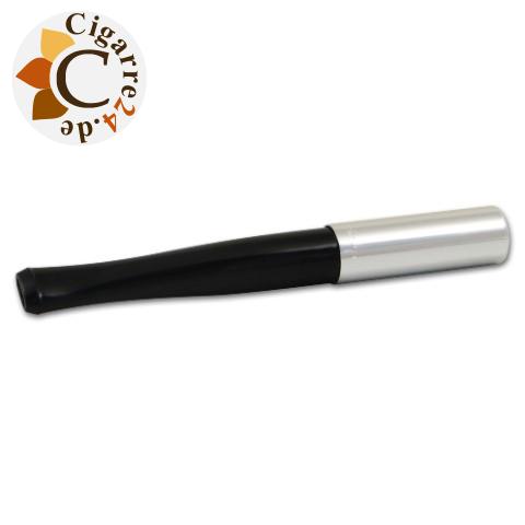 10 Filter Auswerfer Zigarettenspitze DENICOTEA Automatic schwarz-silber inkl 